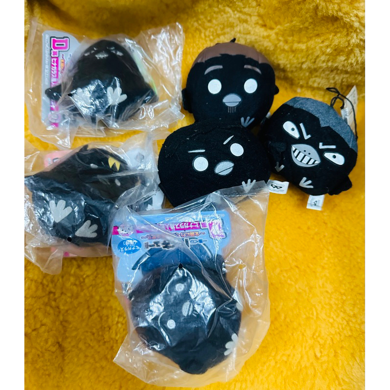 [có sẵn]Haikyuu Hinata crow small finger puppet plush keychain anime ( bị cắt tem)