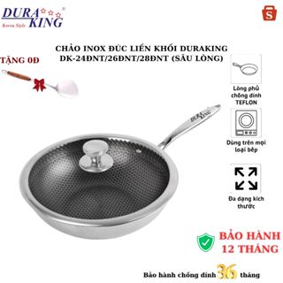  CHẢO ĐA NĂNG BLACK- CUBE DURAKING model DK-24ĐNT  Size 24cm  DK-26ĐNT  Size 26cm  DK-28ĐNT  Size 28cm  