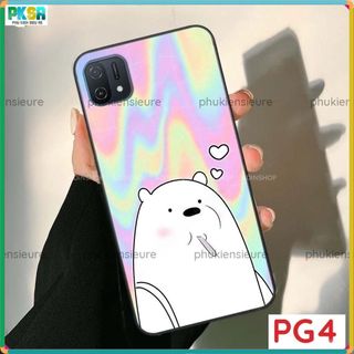 Ốp lưng Oppo A16k dẻo in hình bền đẹp, sắc nét thỏ, gấu đáng yêu dễ thương