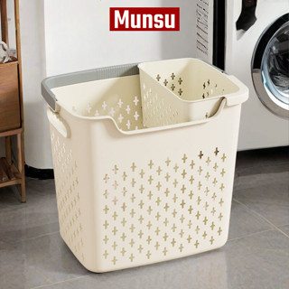 Giỏ Đựng Quần Áo Bẩn, Set Giỏ Nhựa Đựng Đồ Giặt Là Có Quai Xách Di Chuyển Dễ Dàng Q048