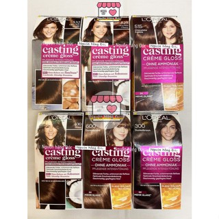 [Nội địa Đức]Thuốc nhuộm tóc Loreal Casting Đức - Nhuộm nâu - Loreal casting creme gloss 515,532,525,400,600,300