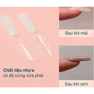 Móng úp lẻ size (56789) túi 50 móng màu đục