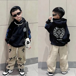 Bộ quần áo nỉ hoodie thu đông cho bé trai hình chôm hít in phối tay, bộ nỉ có mũ trẻ em,TPKIDS,[M867]