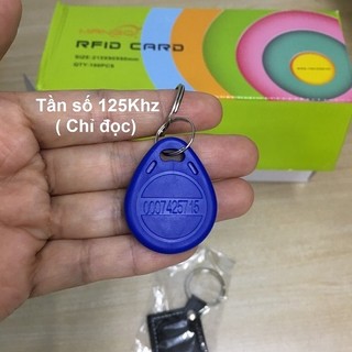 [Combo 10 chiếc] Thẻ từ móc khóa RFID 125kHz