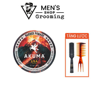 Sáp vuốt tóc Akuma, gel vuốt tóc, wax vuốt tóc Akuma Clay Pomade chính hãng