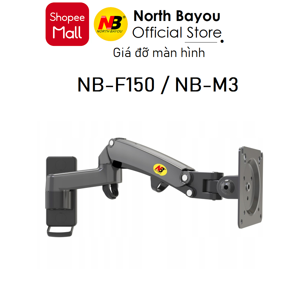Giá treo màn hình North Bayou NB-F150 / NB-M3 từ 17- 35 inch Tải trọng 12kg - Hàng chính hãng