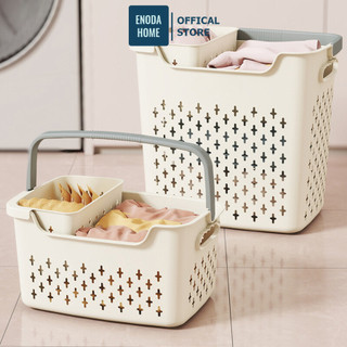  Set Giỏ Đựng Quần Áo Bẩn ENODA HOME Giỏ Nhựa Đựng Quần Áo Cá Nhân Và Gia Đình Q048 