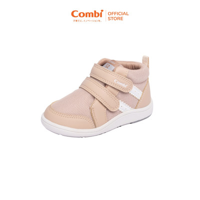 Giày cao cổ Combi S-Go đế định hình chống bàn chân bẹt 24AW03 màu kaki