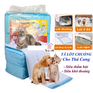 Tã lót chuồng cho Chó Mèo Zen Pet Training Pad 5 lớp Siêu thấm hút, khô thoáng, kháng khuẩn