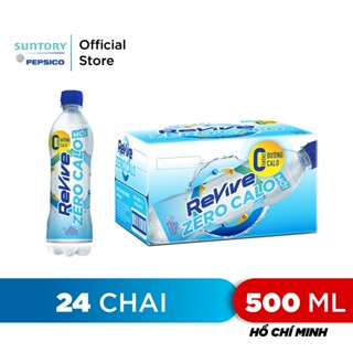  Thùng 24 Chai Nước Điện Giải Thể Thao Revive Không Calo  450ml chai  