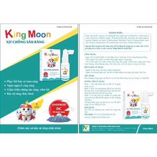Xịt chống sâu răng King Moon 30ml
