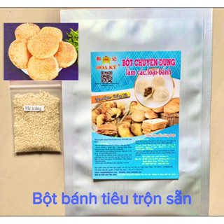  BỘT BÁNH TIÊU trộn sẵn 1kg,tặng kèm Mè Trắng 
