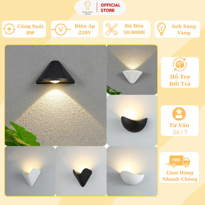 Đèn Hắt Tường Chống Nước Energy Green Lighting Chiếu Biển Số Nhà - DT-207-208-209 - Trang Trí Ngoài Trời - Ban Công