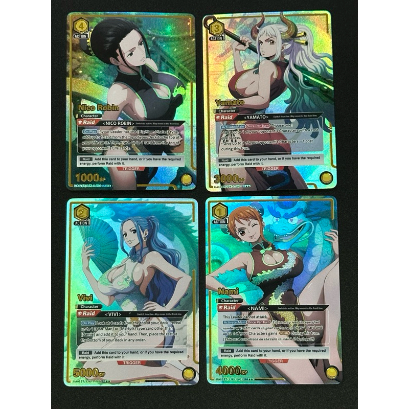 Thẻ Custom nhân vật One Piece với hiệu ứng hologram