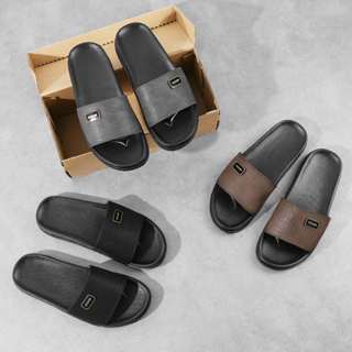  Dép Nam Quai Ngang Cao Cấp DATINNOS Đế PU Đúc Nguyên Khối Quai Da- DT25 