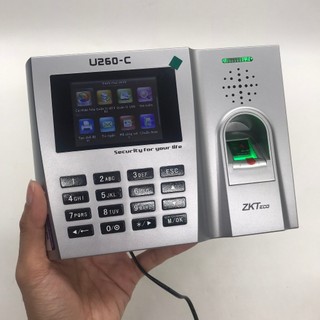 Máy chấm công vân tay zkteco u260-c