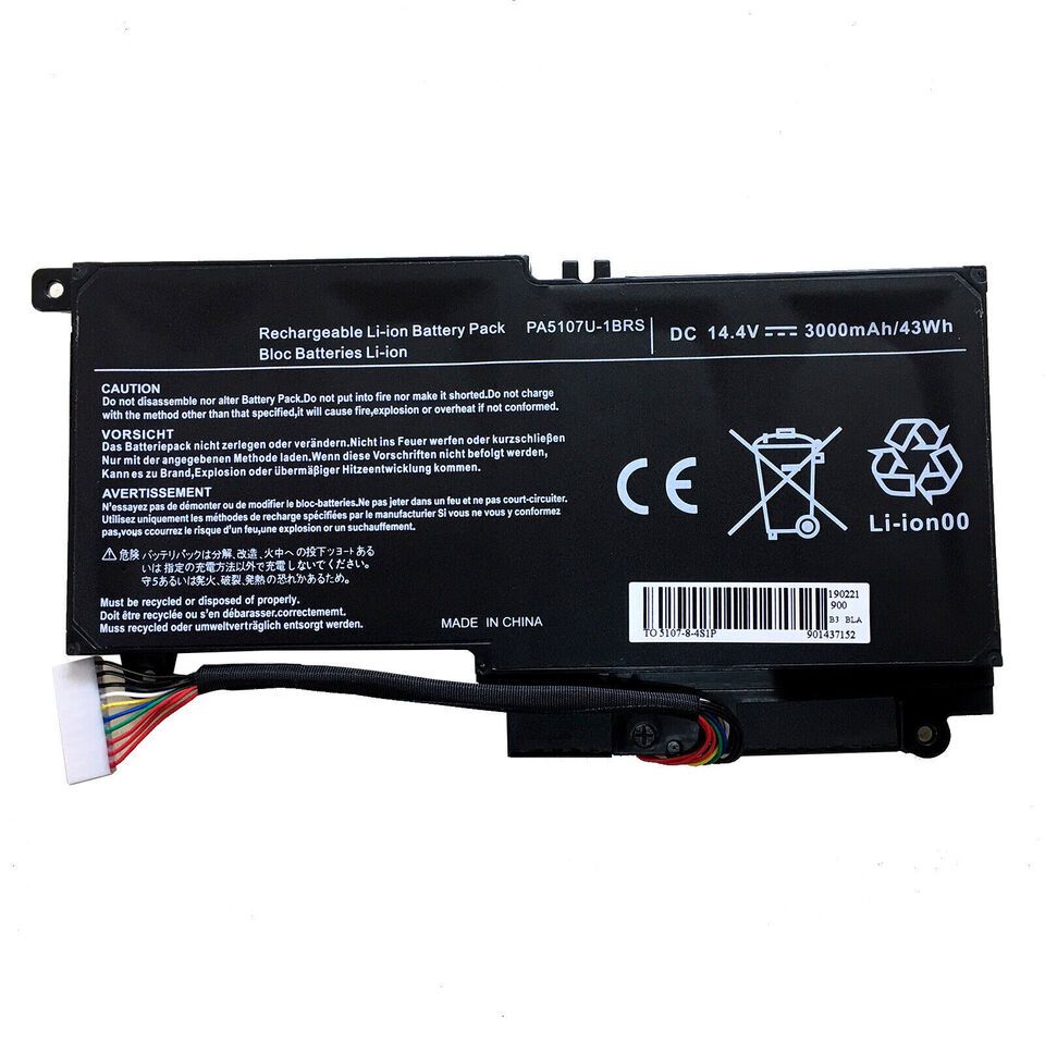 🔔 Pin Toshiba PA5107U-1BRS, PA5107U, S55 P55 Satellite L55 S55-A5167 L55-A5284