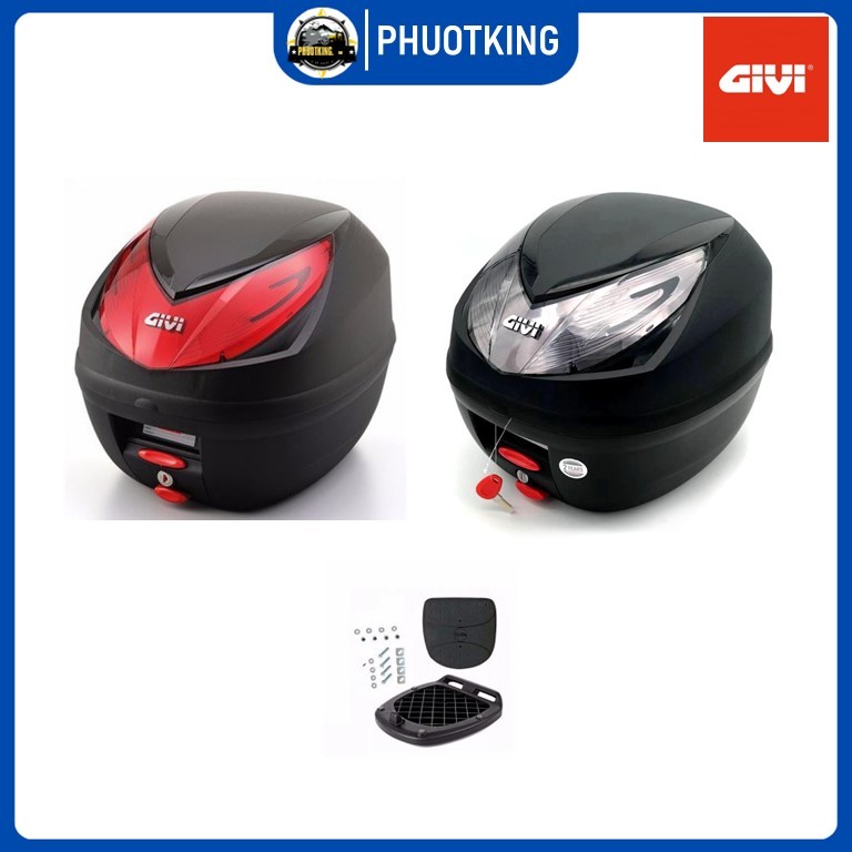 Thùng givi B250N tặng kèm đế MP60N