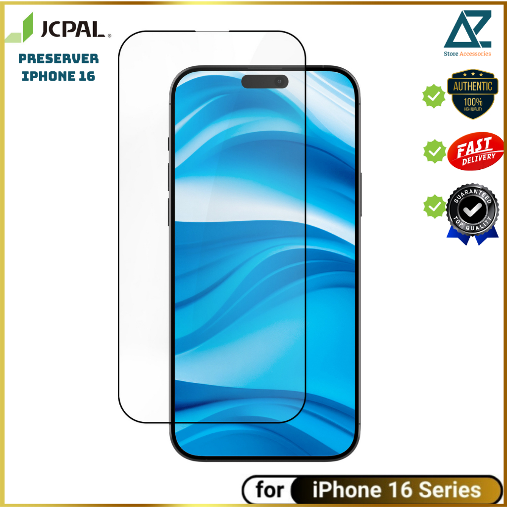 Miếng Dán Cường Lực JCPAL Preserver cho iPhone 16 / iPhone 16 Plus/ iPhone 16 Pro/ iPhone 16 ProMax,