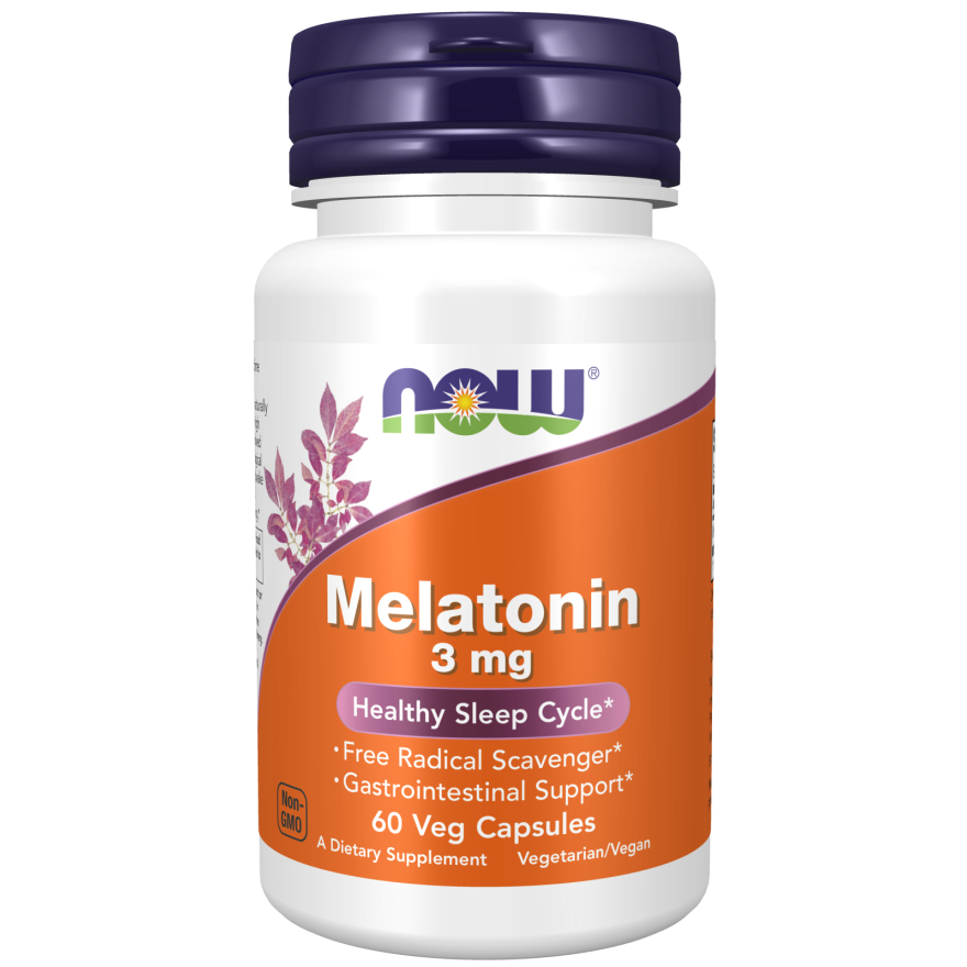 Melatonin Hỗ Trợ Giấc Ngủ Ngon Và Sâu Một Cách Tự Nhiên Now Melatonin 3mg 60 Viên và 5mg 180 Viên