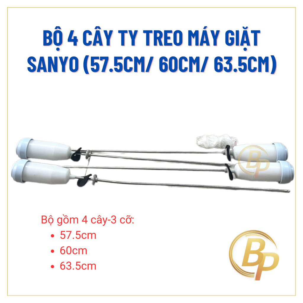 Quang treo máy giặt Sanyo - Bộ ty treo máy giặt Sanyo (57.5cm/ 60cm/ 63.5cm) - Ti treo Sanyo