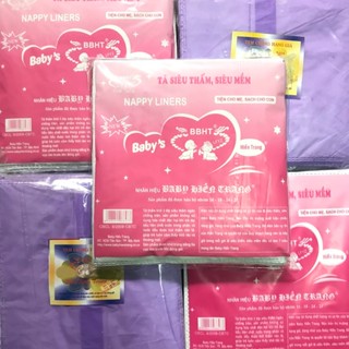  Bộ miếng lót phân su BABY HIỀN TRANG 4 lớp 5 gói 