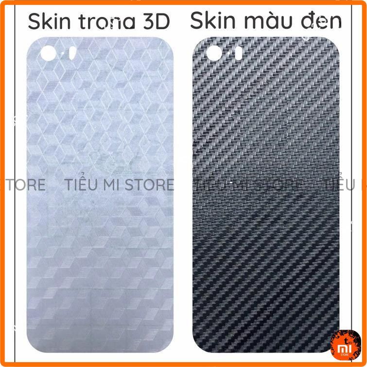 Miếng dán mặt lưng skin carbon iPhone 5 / 5s / 5c