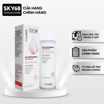 Nước Thần Dưỡng Trắng, Se Khít Lỗ Chân Lông Angel's Liquid Glutathione Plus Niacinamide Essence 150ml (NEW)
