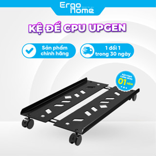 Chân đế PC UPGEN P01 - Chân để CPU - Kệ đỡ CPU đứng có bánh xe và lỗ tản nhiệt không thấm nước