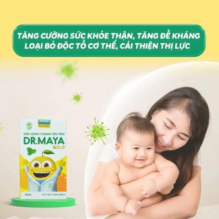 Dầu Húng Chanh lên men Minion Gold Dr.Maya thể tích 30ml, chai dr.maya mẫu mới