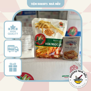 Combo Làm Bánh Tiện Lợi Gồm: Bột Mỳ Hoa Ngọc Lan + Bột Nổi Chiết Ab Mauri + Men khô Mauripan Gói 10g