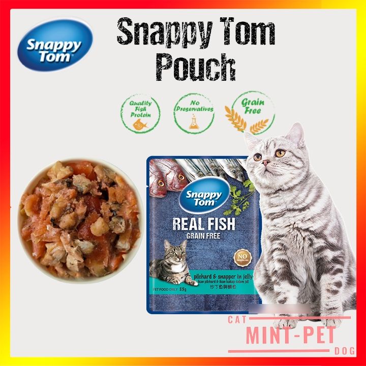Pate Cho Mèo Snappy Tom - Gói 85 Gram