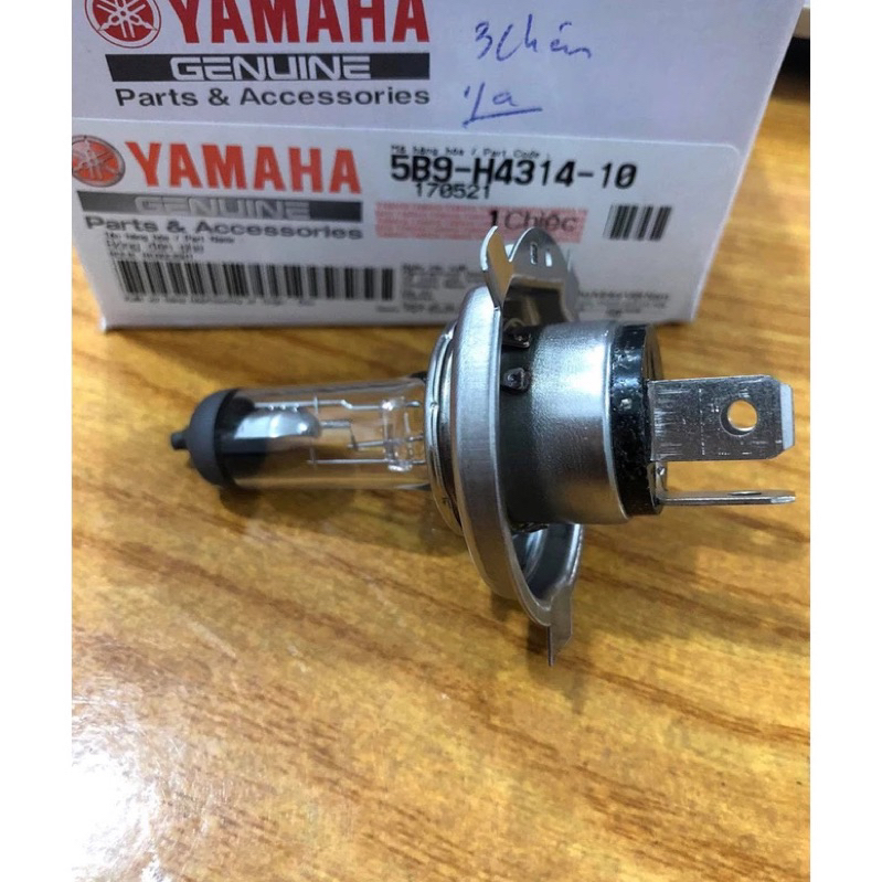 Bóng đèn pha 3 chân Yamaha zin chính hãng Exciter 150 và các dòng xe khác