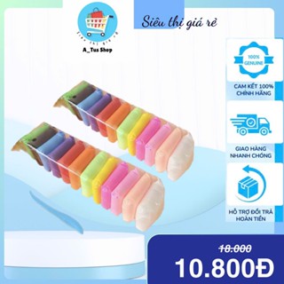 Đất sét, đất nặn tự khô 12 màu an toàn nặn hình đáng đáng yêu và không mùi an toàn cho bé