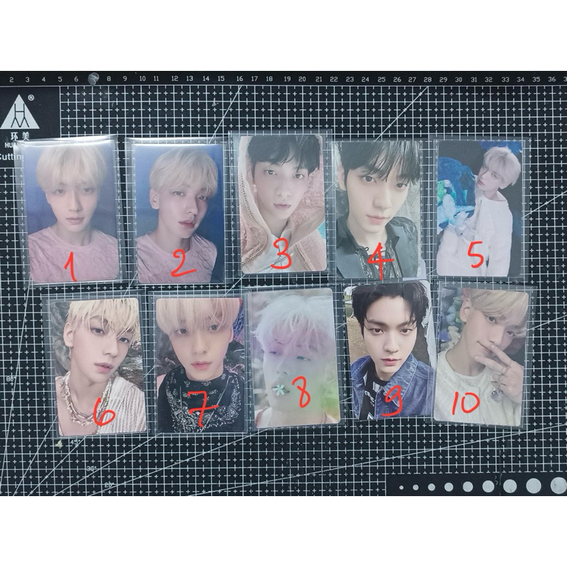 Card thẻ bo góc Soobin TXT Freefall Temptation Sweet