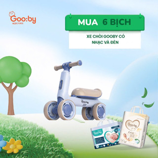[Vui lòng mua đúng số lượng 6 bịch] Xe chòi chân cho bé quà tặng bỉm Goobịc