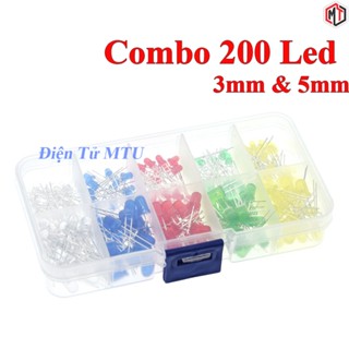 Combo 200 Led 3mm và 5mm có Hộp đựng