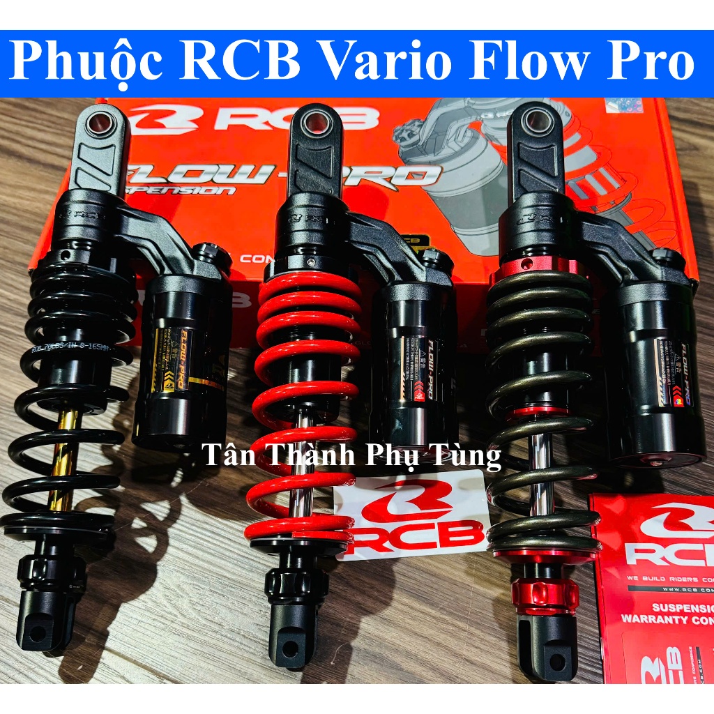 Phuộc RCB Vario Flow Pro 2 tăng chỉnh, BH 1 năm chính hãng