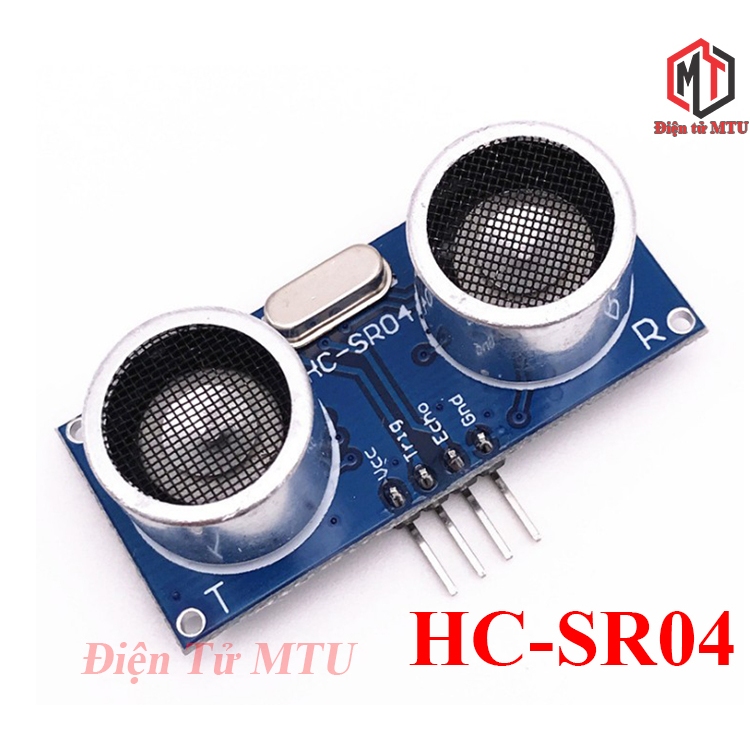 Module Cảm Biến Siêu Âm HC-SR04 + Đế / Mặt Nạ