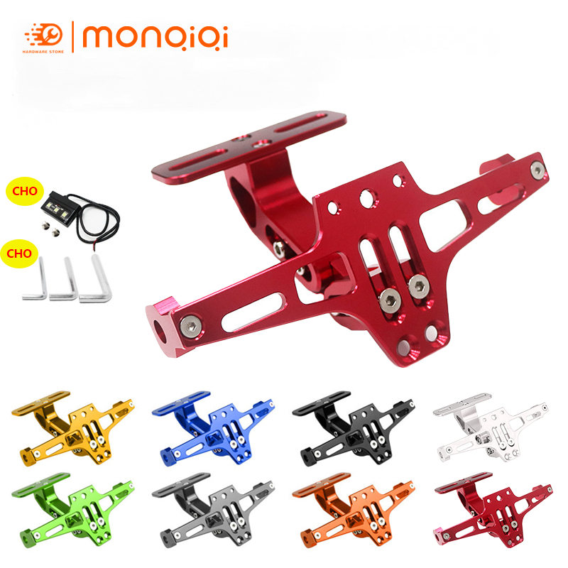 Pát biển số gập nhôm CNC gắn xe máy PKL PKN xe điện pas biển