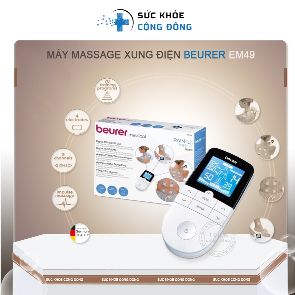 Máy massage xung điện Beurer EM49