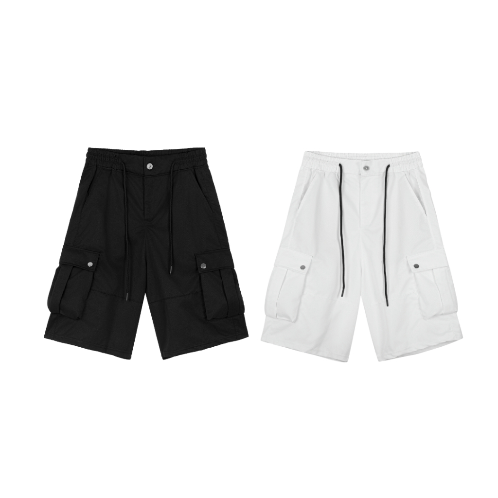 Baggy Kaki Short SAIGONESE Quần Đùi Lửng  Form Rộng Unisex Nam Nữ - QS01SG