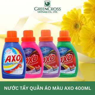 2 chai Nước tẩy đánh bay vết bẩn cứng đầu cho quần áo màu AXO 400ml