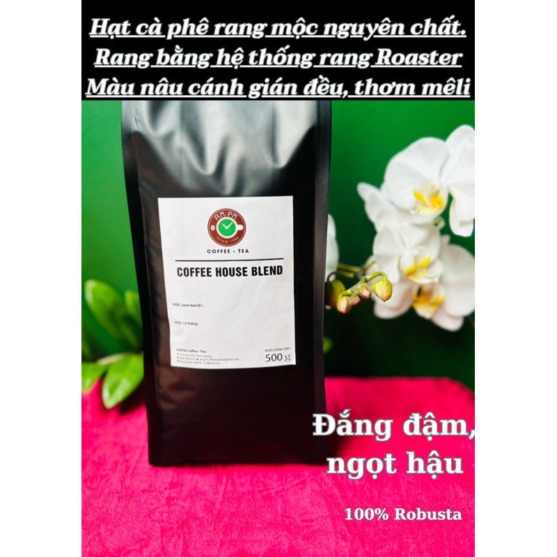CÀ PHÊ RANG MỘC NGUYÊN CHẤT Loại hạt - xay  500g