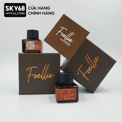 Nước hoa vùng kín hương gỗ sảng khoái tươi mát, thanh lịch Foellie Eau De Innerb Perfume 5ml - Forêt (chai nâu)