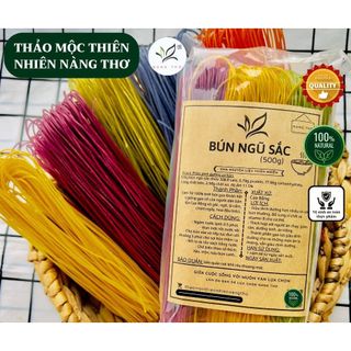 ✅ BÚN GẠO LỨC RAU CỦ NGŨ SẮC - 1KG ( 2 TÚI)  - EAT CLEAN - BÚN NGŨ SẮC