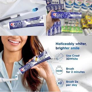 KEM ĐÁNH RĂNG CREST 3D WHITE ADVANCED của Mỹ 147gr
