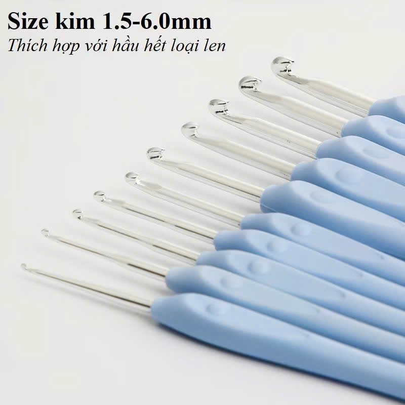 Kim móc len SKC - Kim móc len cán nhựa dẻo cao cấp