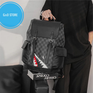   Hàng chuẩn   Balo da nam nữ đi học Ulzzang basic chống nước cặp du lịch Unisex Hàn Quốc đựng laptop sách cho học sinh 