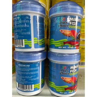 Thức ăn  Prochoice Miniature Fish cho cá thủy sinh, hạt nhỏ chìm chậm